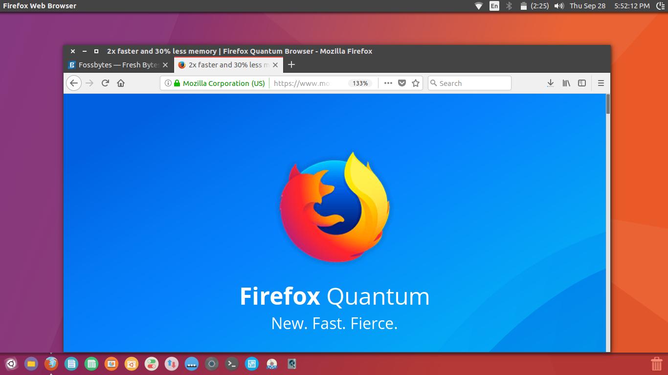 Firefox quantum 2