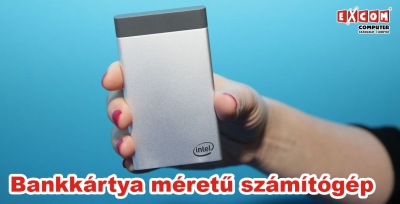 Itt az Intel újdonsága: bankkártya méretűre zsugorított számítógép