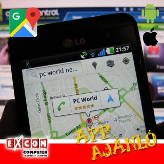 App Ajánló: Google Térkép, már mobilnet nélkül is