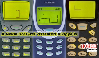 Az új Nokia 3310 visszahozta a legendás játékát: SNAKE