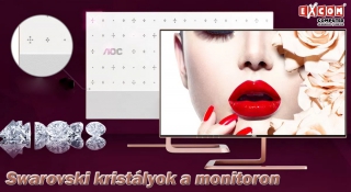 Ékszer monitor Swarovski kristályokkal