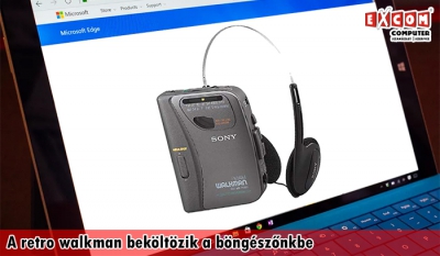 A hét webkütyüje: retro walkman weboldal