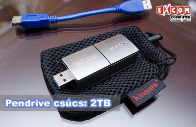 A Kingston nagyot ugrott, itt a 2TB-os pendrive