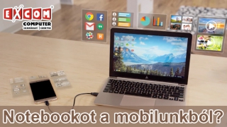 40 ezer Forintos kérdés: Hogyan lesz a mobilunkból notebook?