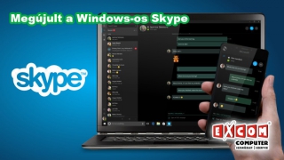 Most a Skype asztali Windows-os verziója frissült