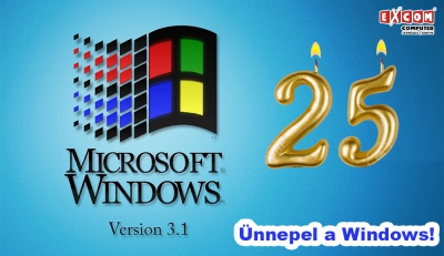 Már 25 éve volt: megjelent a Windows 3.1
