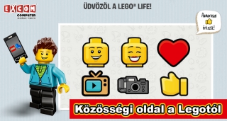 Lego közösségi oldal gyerekeknek a Facebook mintájára